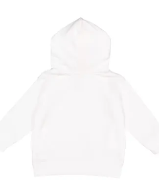 3326 Rabbit Skins Toddler Hooded Sweatshirt with P WHITE