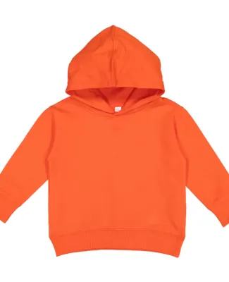 3326 Rabbit Skins Toddler Hooded Sweatshirt with P ORANGE