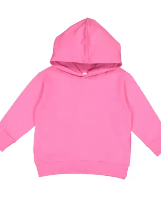3326 Rabbit Skins Toddler Hooded Sweatshirt with P RASPBERRY
