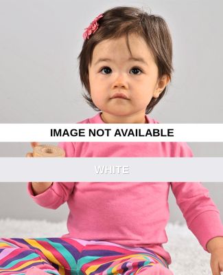 3414 Rabbit Skins Infant Long-Sleeve Tee White