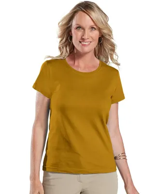 3516 LA T Ladies Longer Length T-Shirt in Gold
