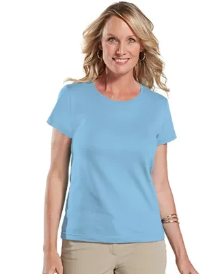 3516 LA T Ladies Longer Length T-Shirt in Light blue