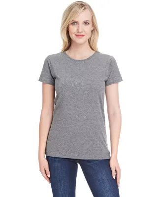 3516 LA T Ladies Longer Length T-Shirt in Granite heather