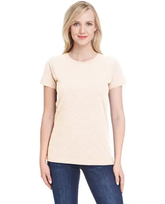 3516 LA T Ladies Longer Length T-Shirt in Natural heather