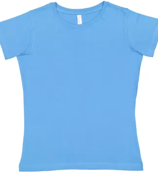 3516 LA T Ladies Longer Length T-Shirt in Tradewind