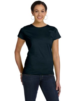 3516 LA T Ladies Longer Length T-Shirt BLACK