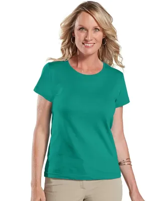 3516 LA T Ladies Longer Length T-Shirt in Jade