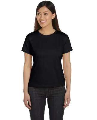 3580 LA T Ladies' Combed Ring-Spun T-Shirt in Black
