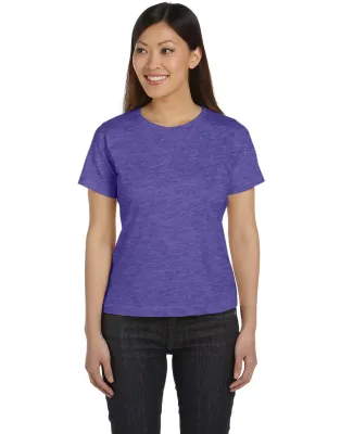 3580 LA T Ladies' Combed Ring-Spun T-Shirt in Vintage purple