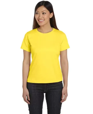 3580 LA T Ladies' Combed Ring-Spun T-Shirt in Yellow