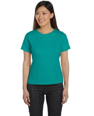 3580 LA T Ladies' Combed Ring-Spun T-Shirt in Jade