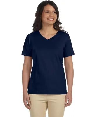 3587 LA T Ladies' V-Neck T-Shirt in Navy