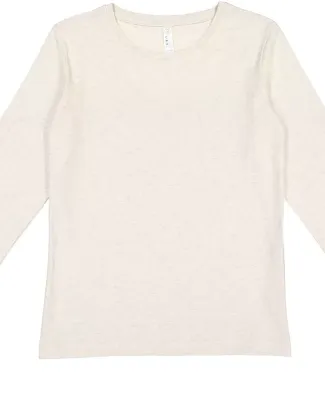 3588 LA T Ladies' Long-Sleeve T-Shirt in Natural heather