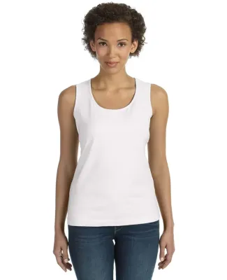 3590 LA T Ladies CRS Jersey Tank in White