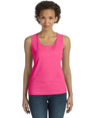 3590 LA T Ladies CRS Jersey Tank in Hot pink