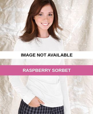 3608 LA T Junior Fine Jersey Long-Sleeve Longer-Le Raspberry Sorbet