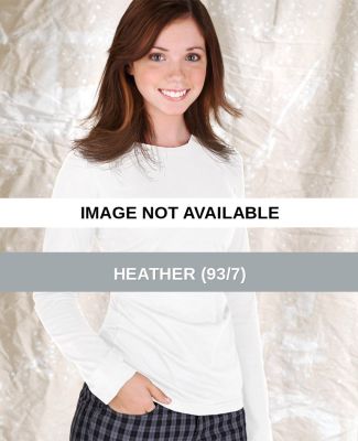 3608 LA T Junior Fine Jersey Long-Sleeve Longer-Le Heather (93/7)