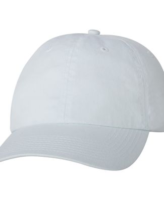 Bayside 3630 USA Made Washed Chino Dad Hat White