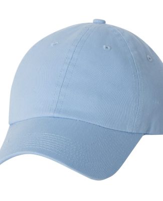 Bayside 3630 USA Made Washed Chino Dad Hat Carolina Blue
