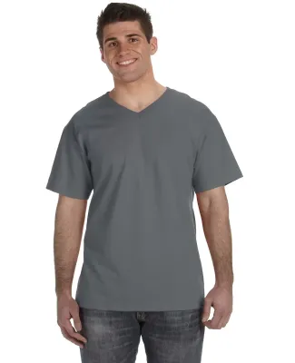 3930V Fruit of the Loom Adult Heavy Cotton HDV-Nec Charcoal Grey