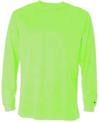4104 Badger Adult B-Core Long-Sleeve Performance T Lime