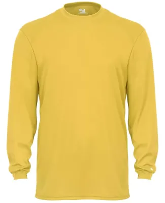 4104 Badger Adult B-Core Long-Sleeve Performance T Gold