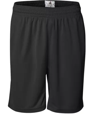 4110 Badger Adult BT5 Trainer Shorts With Pockets Black