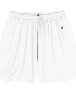 4116 Badger Ladies' B-Dry Core  Shorts in White
