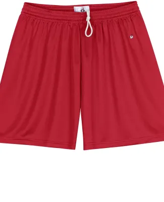4116 Badger Ladies' B-Dry Core  Shorts in Red