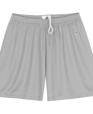 4116 Badger Ladies' B-Dry Core  Shorts in Silver