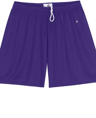 4116 Badger Ladies' B-Dry Core  Shorts in Purple
