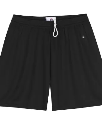 4116 Badger Ladies' B-Dry Core  Shorts in Black