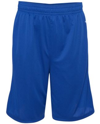 4117 Badger Adult Drive Performance Shorts With Po Royal/ Graphite
