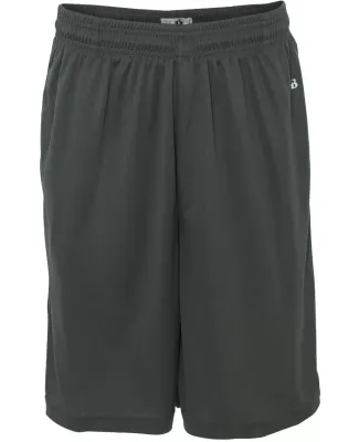 4119 Badger Adult B-Core Performance Shorts With P Graphite