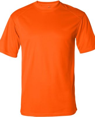 4120 Badger Adult B-Core Short-Sleeve Performance  in Safety orange