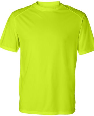 4120 Badger Adult B-Core Short-Sleeve Performance  in Safety yellow