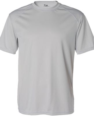 4120 Badger Adult B-Core Short-Sleeve Performance  in Silver