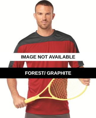 4149 Badger Defender Short Sleeve Tee Forest/ Graphite