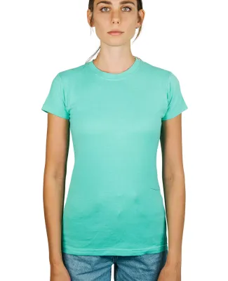 0213 Tultex Juniors Tee with a Tear-Away Tag in Mint