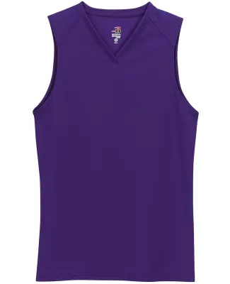 4163 Badger Ladies' Sleeveless Tee Purple