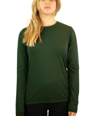 42400L Gildan Ladies' Core Performance Long Sleeve FOREST GREEN