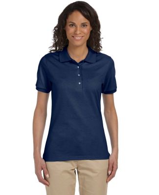 437W Jerzees Ladies' Jersey Polo with SpotShield in J. navy