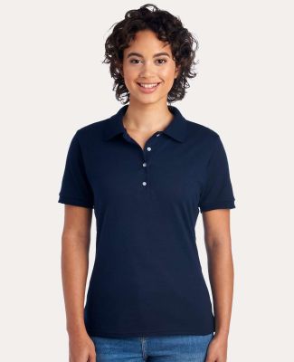 437W Jerzees Ladies' Jersey Polo with SpotShield in J. navy