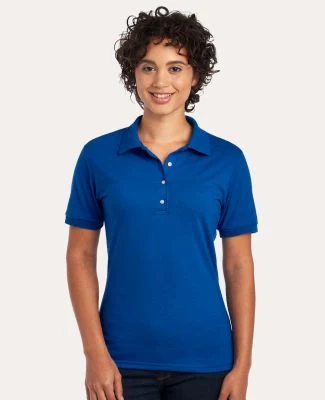 437W Jerzees Ladies' Jersey Polo with SpotShield in Royal