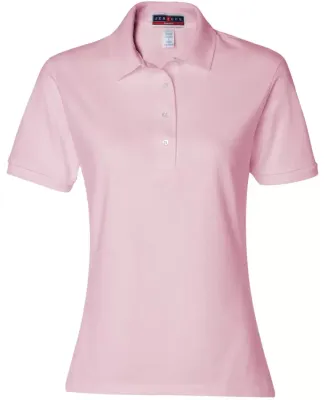 437W Jerzees Ladies' Jersey Polo with SpotShield Pink