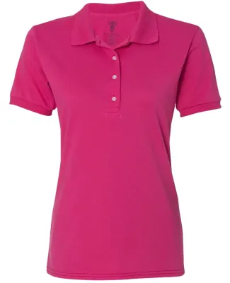 437W Jerzees Ladies' Jersey Polo with SpotShield Cyber Pink
