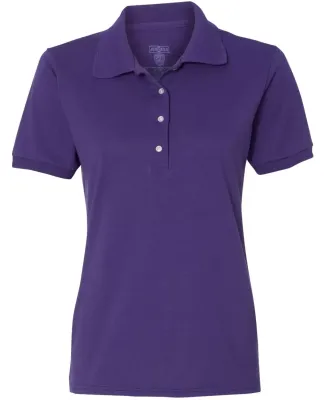 437W Jerzees Ladies' Jersey Polo with SpotShield Deep Purple