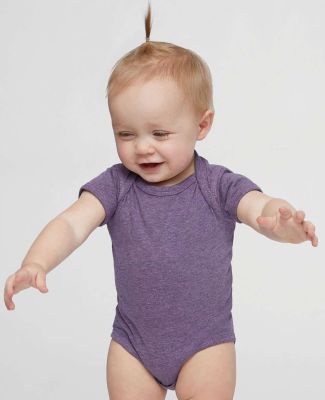 4424 Rabbit Skins Infant Fine Jersey Creeper in Wisteria blckout