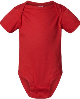 4424 Rabbit Skins Infant Fine Jersey Creeper in Red