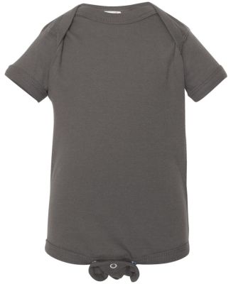 4424 Rabbit Skins Infant Fine Jersey Creeper in Charcoal